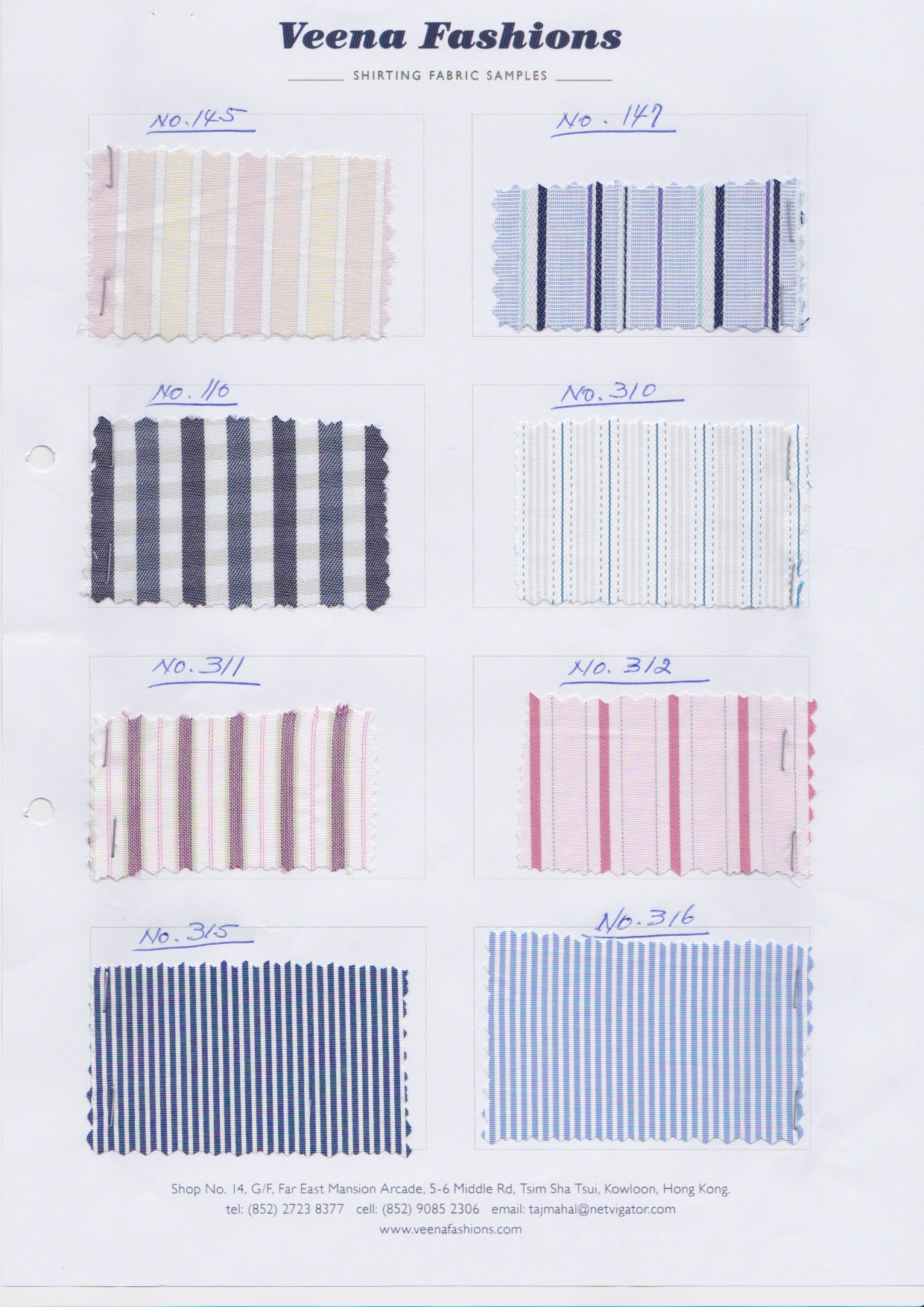 Veena Fashions Hong Kong Tailors