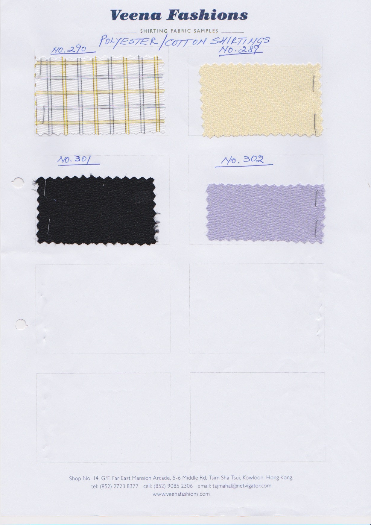 Veena Fashions Hong Kong Tailors